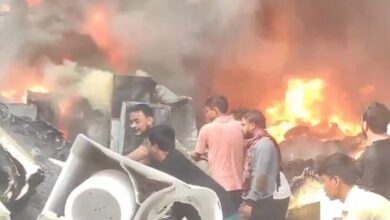 Photo of पटना- कंकड़बाग के एक कबाड़ी दुकान में लगी भीषण आग।